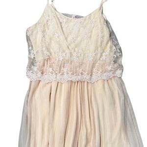 Forever 21 Cream Dress